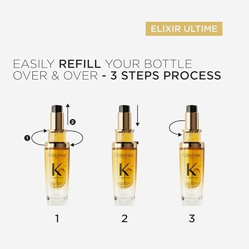 Kérastase Elixir Ultime Refillable Hydrating Hair Oil 2.53 Oz / 75 ML