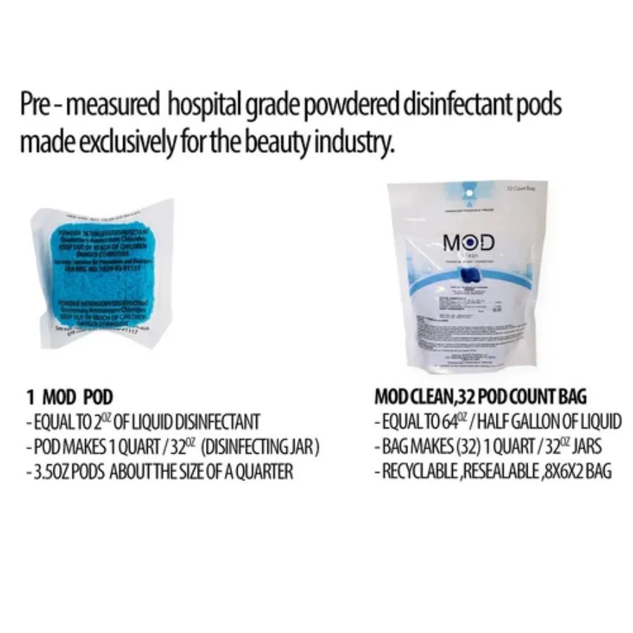 MOD CLEAN DISINFECTANT PODS 32CT | MOD-32