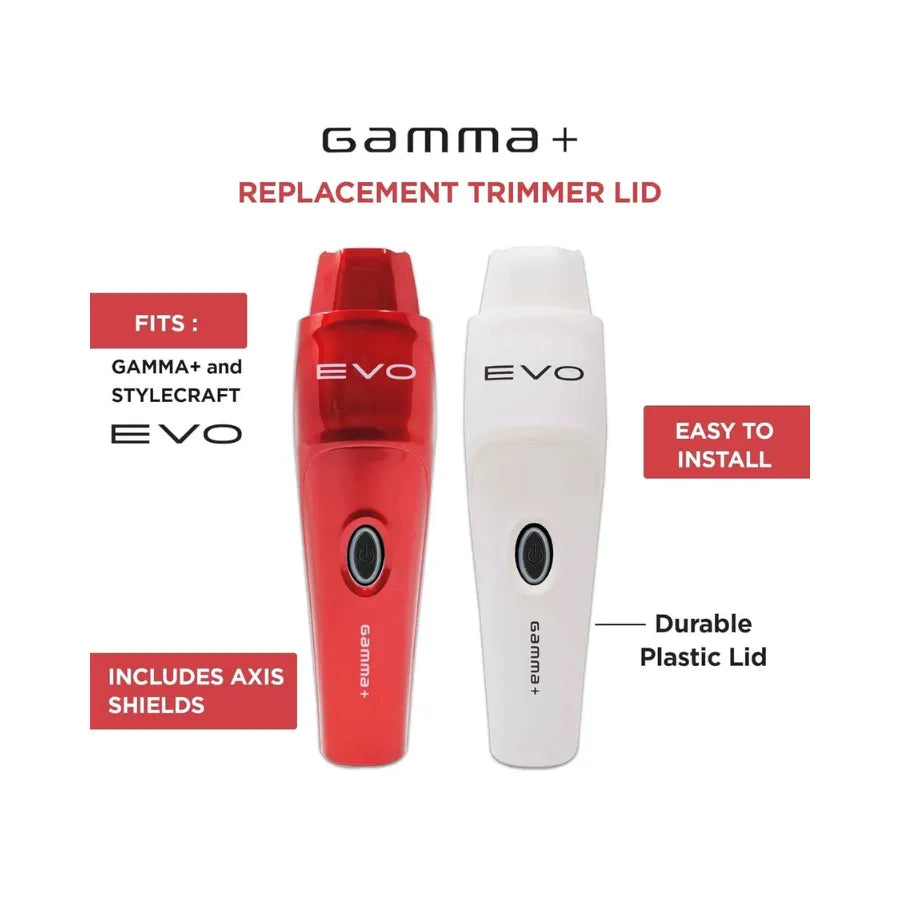 GAMMA+ REPLACEMENT BODY LIDS COMPATIBLE WITH EVO HAIR TRIMMERS | GPELIDRW