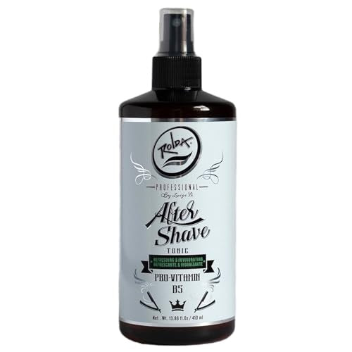 Rolda Classic After Shave Tonic Cologne Spray for Men - Post Shave Tonic with Pro-vitamin B5 Calms Irritation, Helps Heal & Clean Shaved Areas, Refres