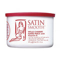 Satin Smooth Wild Cherry Hard Hair Removal Wax with Vitamin E 14oz