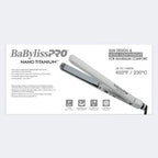 BaBylissPRO Limited Edition Nano Titanium Grey Collection 1” Ultra-Thin Flat Iron | BNT4072TGY