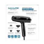 BaBylissPRO Nano Titanium Professional Italian High-Speed Falco Dryer | Black | BNT8550B