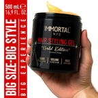 IMMORTAL HAIR STYLING GEL | GOLD EDITION