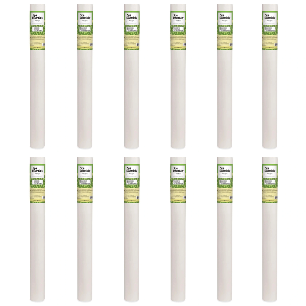 Graham Spa Essentials Extra Wide Smooth Waxing & Massage White Table Paper Roll 27'' x 225 | 51824