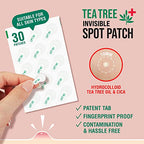 Kiss New York Hydrocolloid Acne Pimple Patch (Hydrocolloid  Tea Tree Oil  CICA) for Zits and Blemishes  Korean Skin Care Spot Treatment Stickers for F