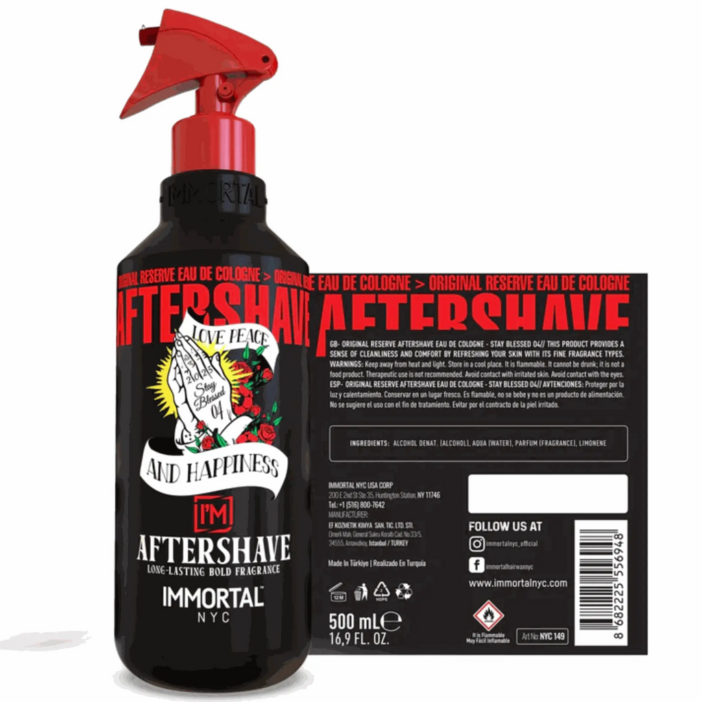 IMMORTAL AFTERSHAVE STAY BLESSED 04