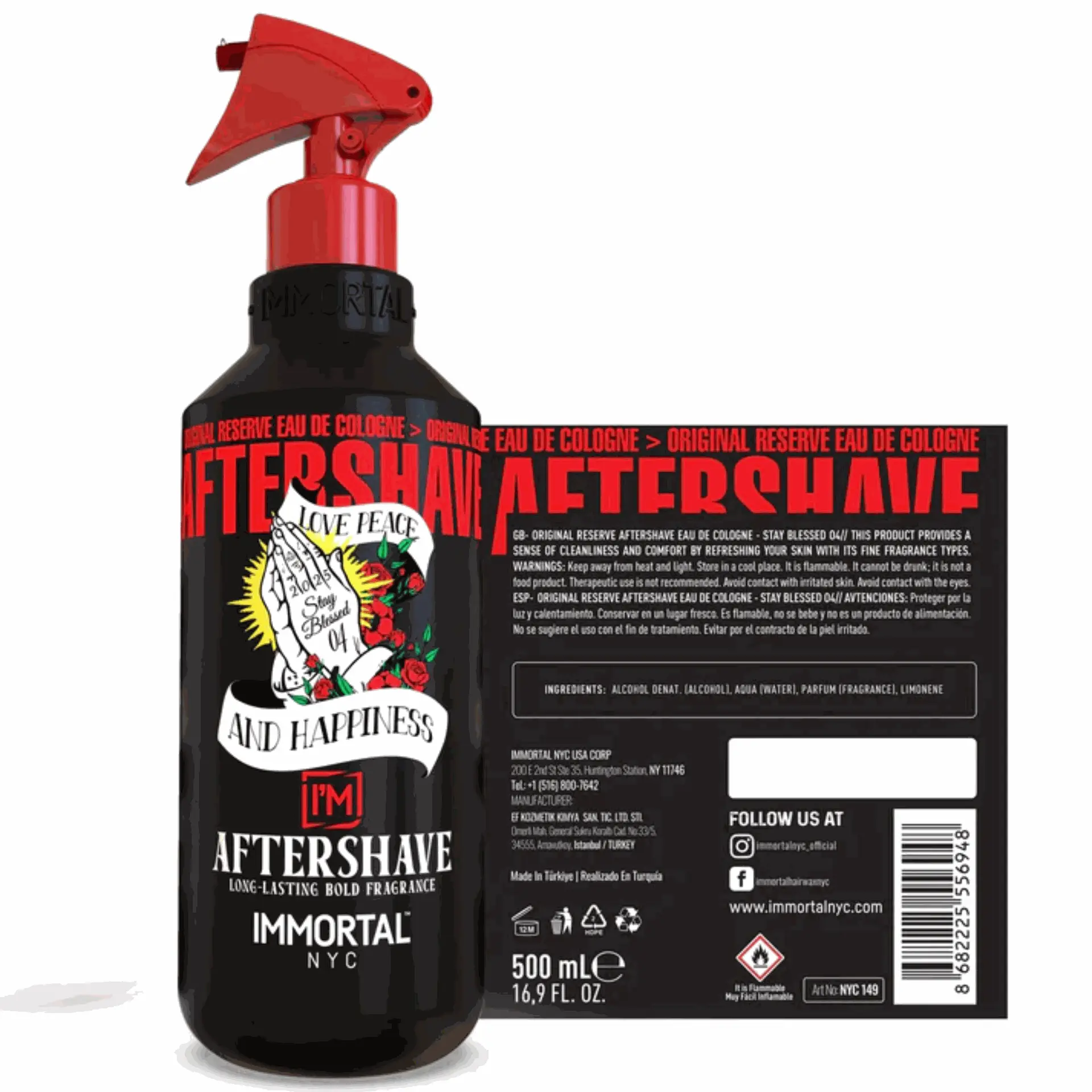 IMMORTAL AFTERSHAVE STAY BLESSED 04