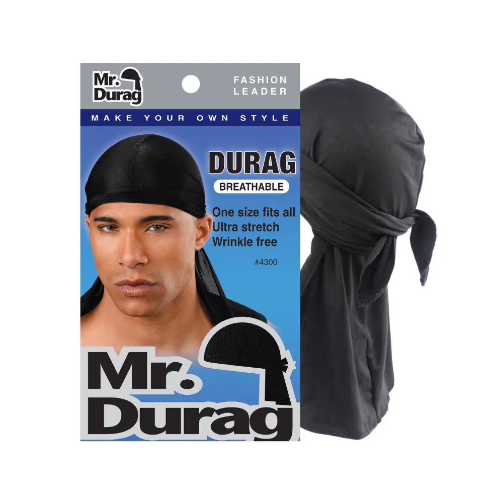 Mr. Durag Premium Durag Ultra Stretch Black