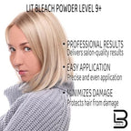 L3VEL3 Lit Bleach Powder Level 9+ 500g