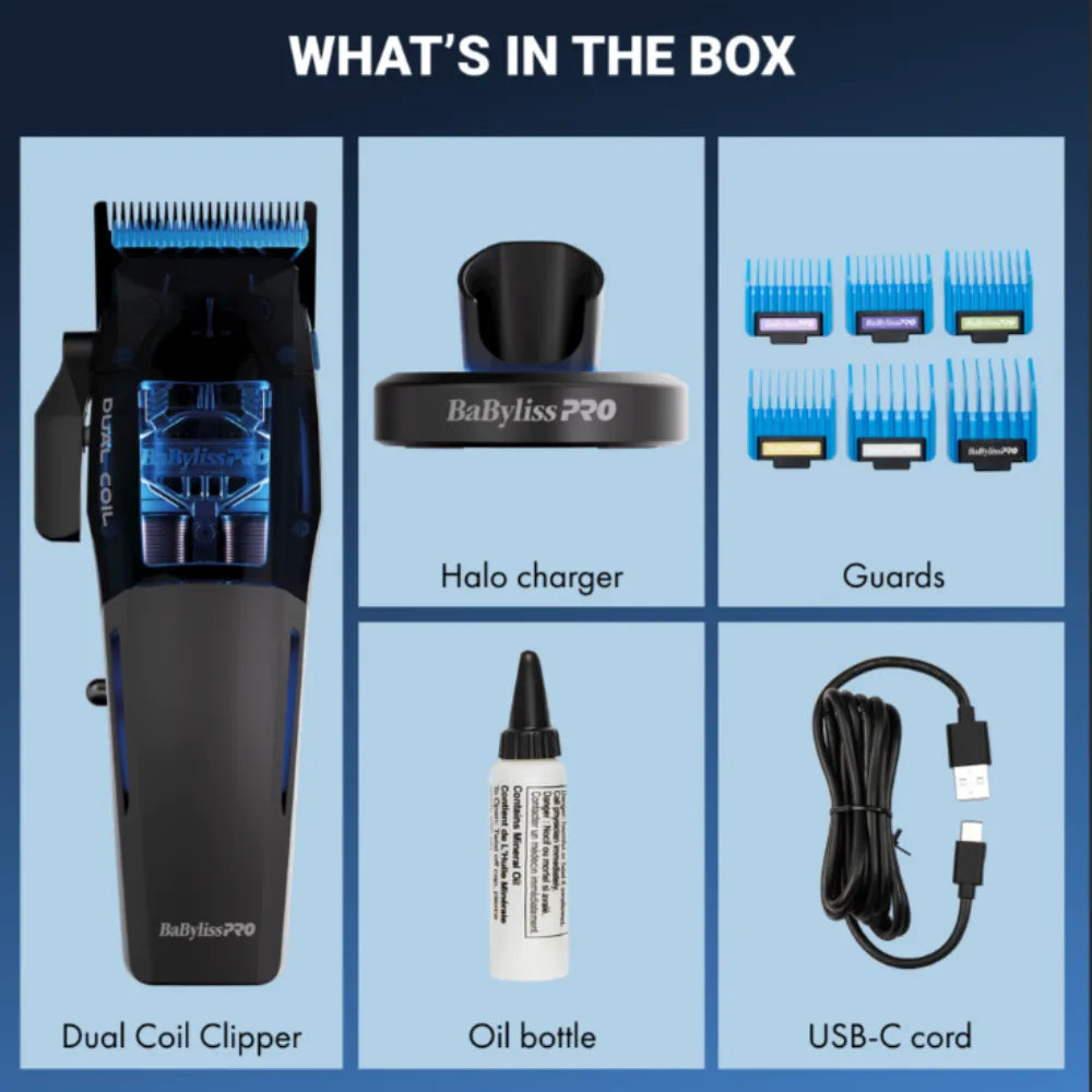 BaBylissPRO High-Performance Dual-Coil Motor Cordless Clipper | FX95C