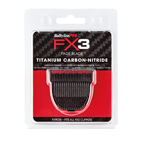 BaBylissPRO Titanium Carbon-Nitride Standard-Tooth Ultra-Thin Replacement Fade Blade | FX903B
