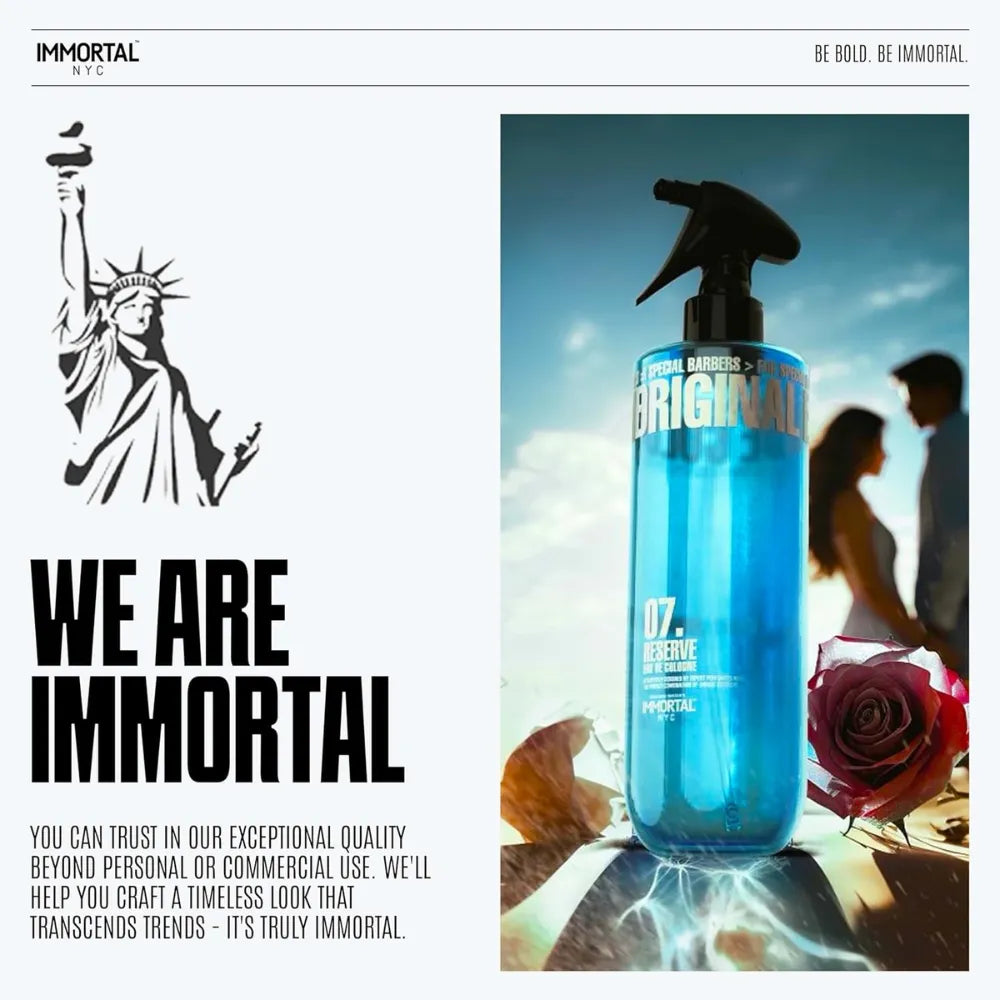 IMMORTAL NYC RESERVE 07 AFTERSHAVE SPRAY COLOGNE