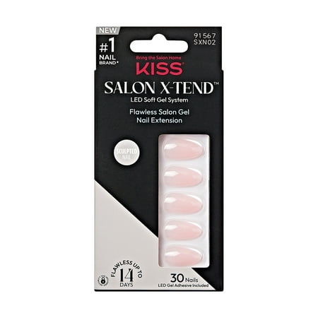 KISS SALON X-TEND LED SOFT GEL SYSTEM NAIL KIT | GLORIA
