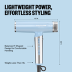 BaBylissPRO Nano Titanium Limited Edition Nano Light Ionic Dryer Iced Blue | BNTC9200LB