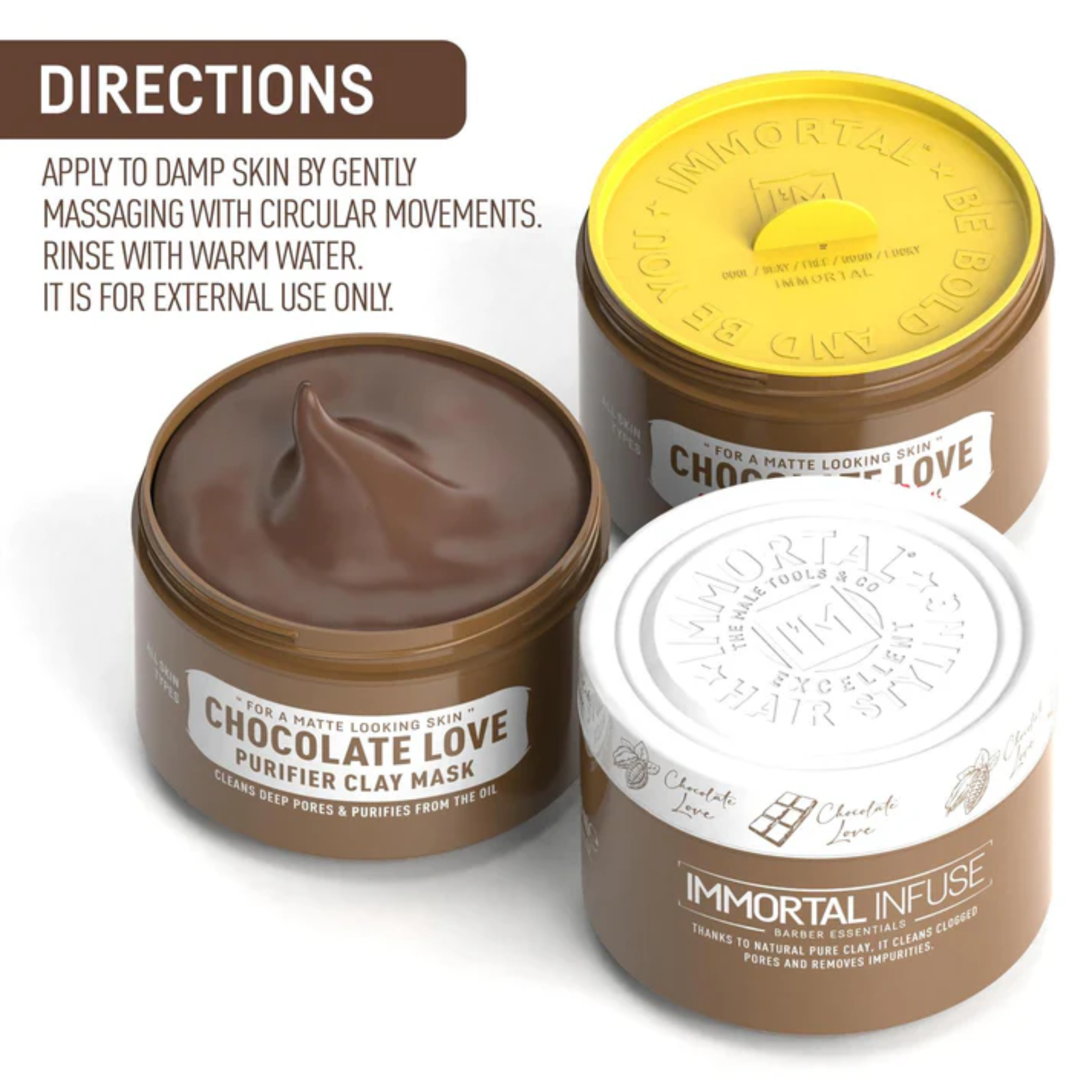 IMMORTAL INFUSE CHOCOLATE LOVE FACE MASK