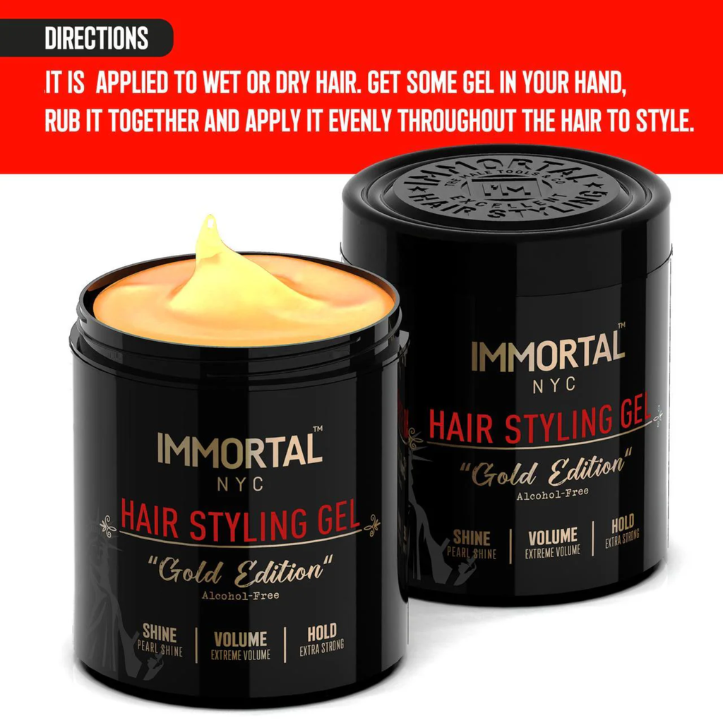 IMMORTAL HAIR STYLING GEL | GOLD EDITION