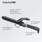BABYLISSPRO PORCELAIN CERERAMIC CURLING IRON 1-1/4" | BP125SUC