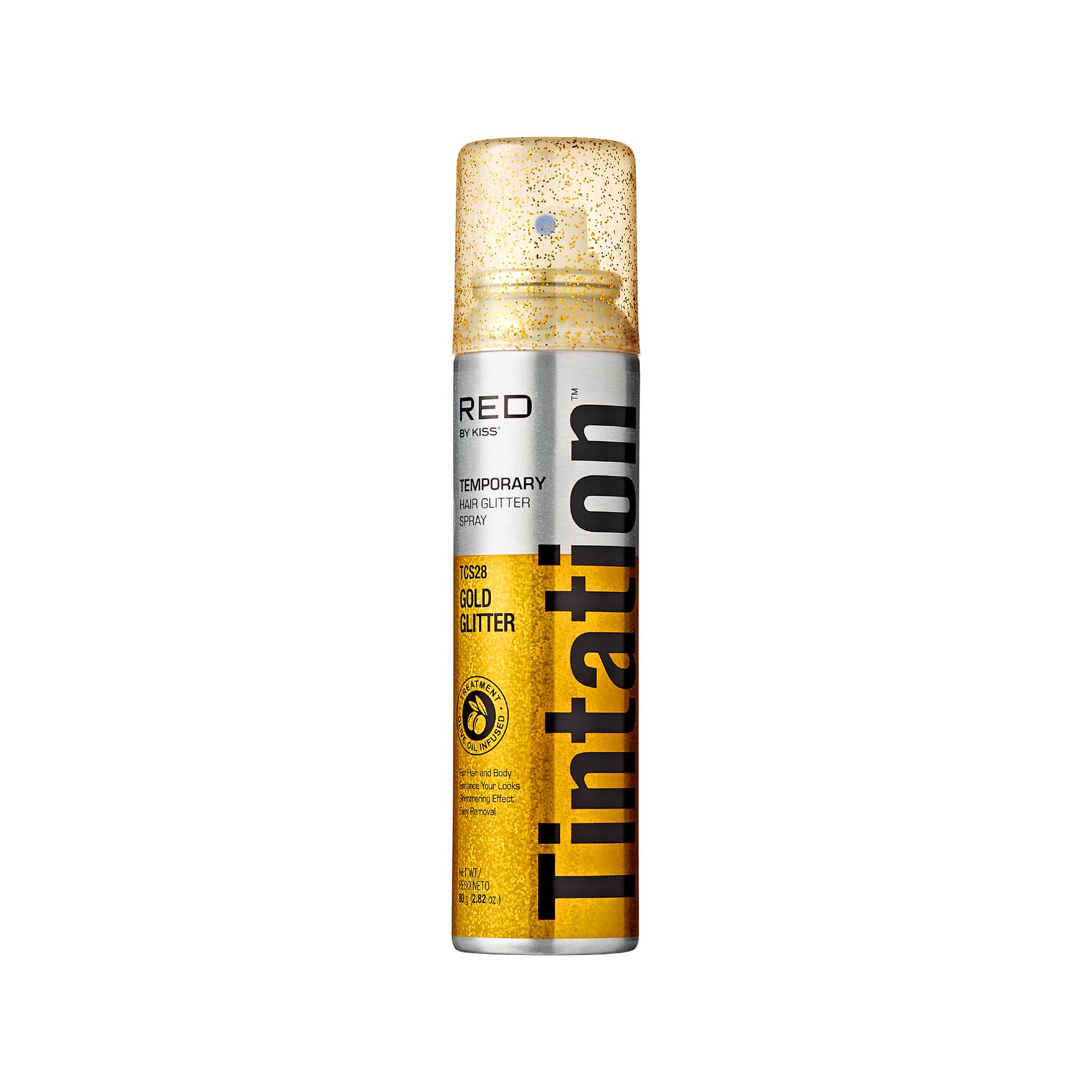 KISS TINTATION SPRAY-GOLD GLIT |  TCS28