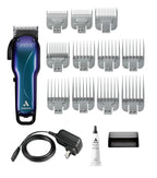 Andis Envy hair clipper set with multiple attachments on a white background