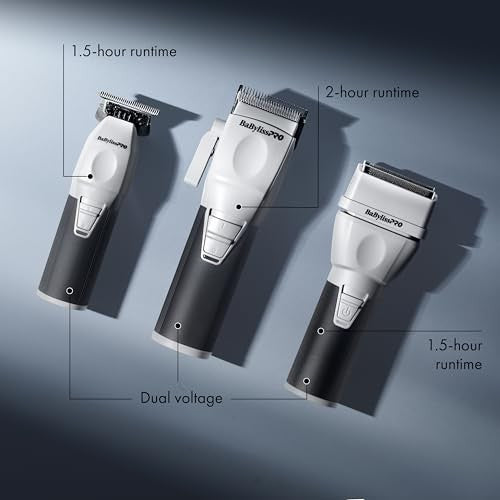 BabylissPRO COREFX Clipeper, Trimmer & Shaver Prepack | FXCLCPK3