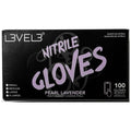 LEVEL3 Nitrile Gloves Pearl Lavender