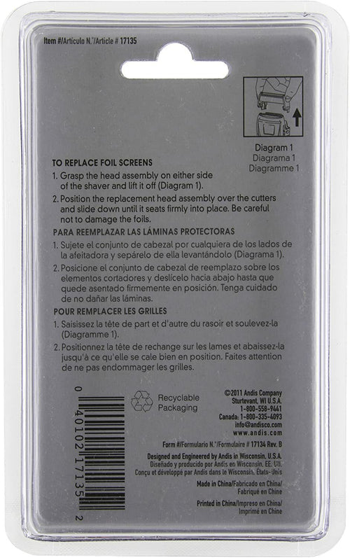 ANDIS PROFOIL REPLACEMENT FOIL | 17135