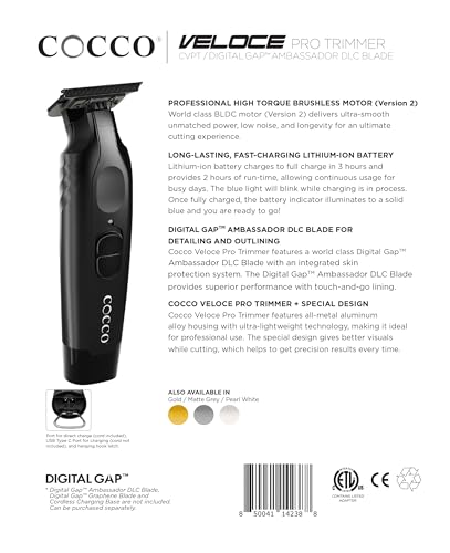 COCCO VELOCE TRIMMER | BLACK