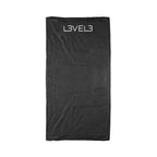L3VEL3 PREMIUM SHAVING TOWEL - BLACK | TW002