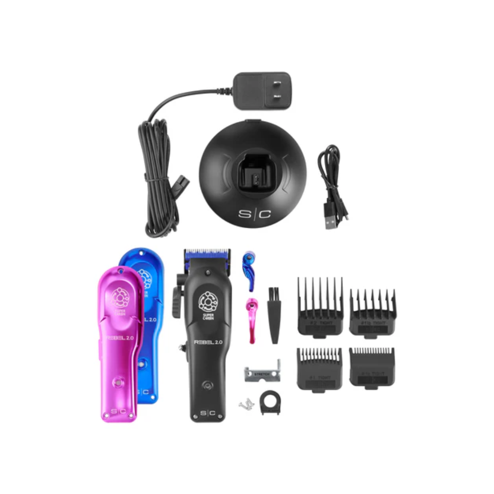 StyleCraft Rebel 2.0 Professional Super-Torque Modular Cordless Clipper | SC601M