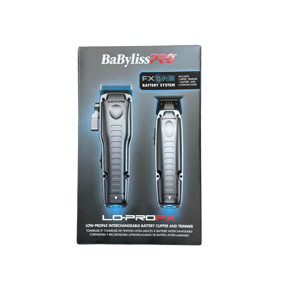 BaBylissPRO LO-PROFX Clipper & Trimmer Set | FX129PK
