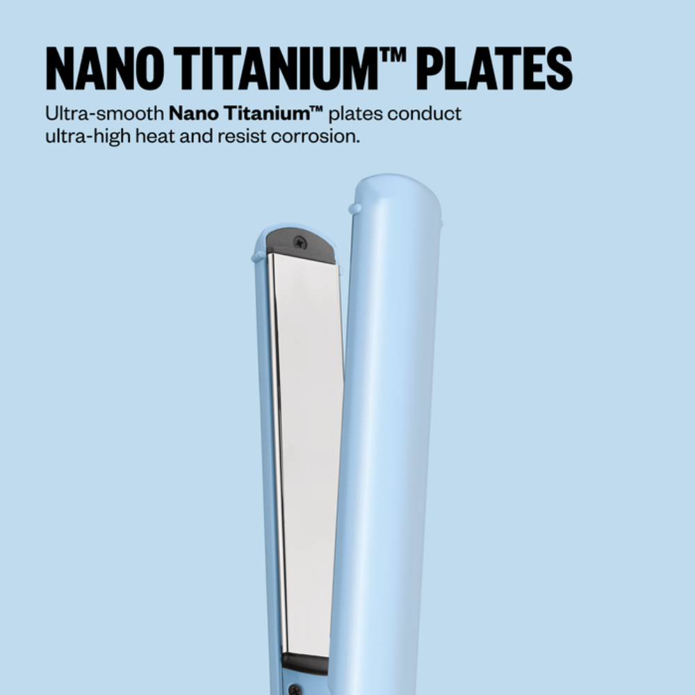 BABYLISSPRO NANO TITANIUM LIMITED EDITION 1" DIGITAL ULTRA-THIN FLAT IRON ICED BLUE | BNT4172TLB