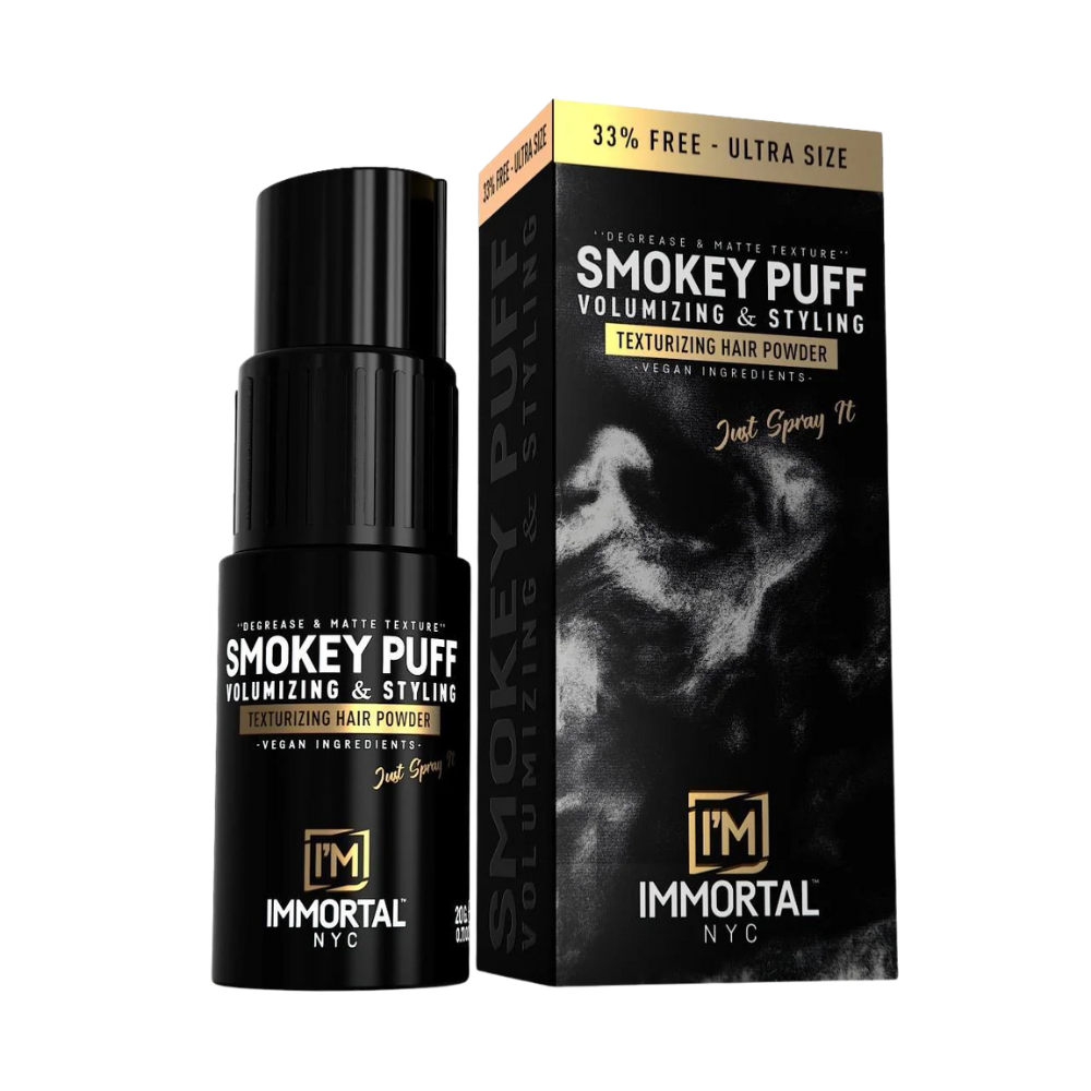 Immortal NYC Smokey Puff Hair Powder – Matte Texturizing & Volumizing Powder