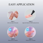 KISS SALON X-TEND LED SOFT GEL SYSTEM NAIL KIT | GLORIA | SXN02