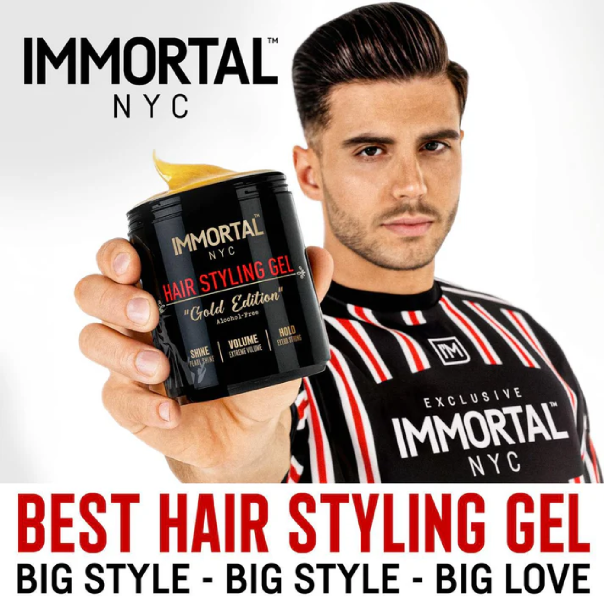 IMMORTAL HAIR STYLING GEL | GOLD EDITION