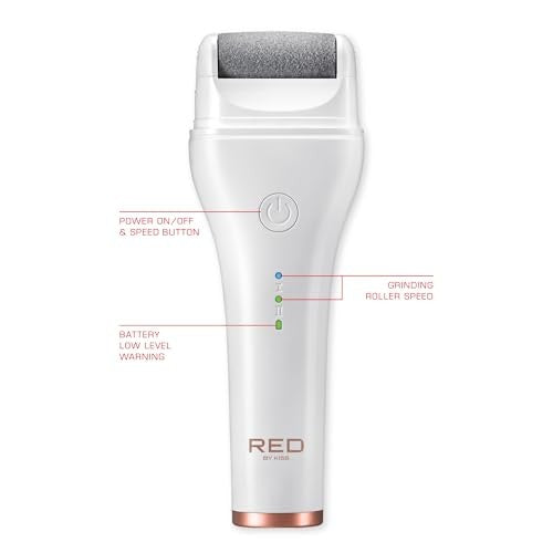 RED BY KISS CORDLESS ELETRIC FOOT CALLUS REMOVER | FCRO1