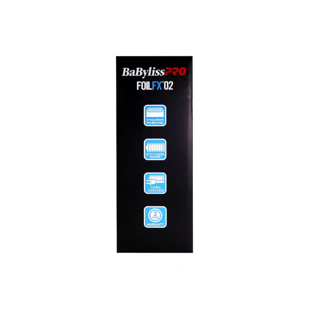 BaBylissPRO FOILFX02 Limited Edition All-Metal Double-Foil Shaver | Blue