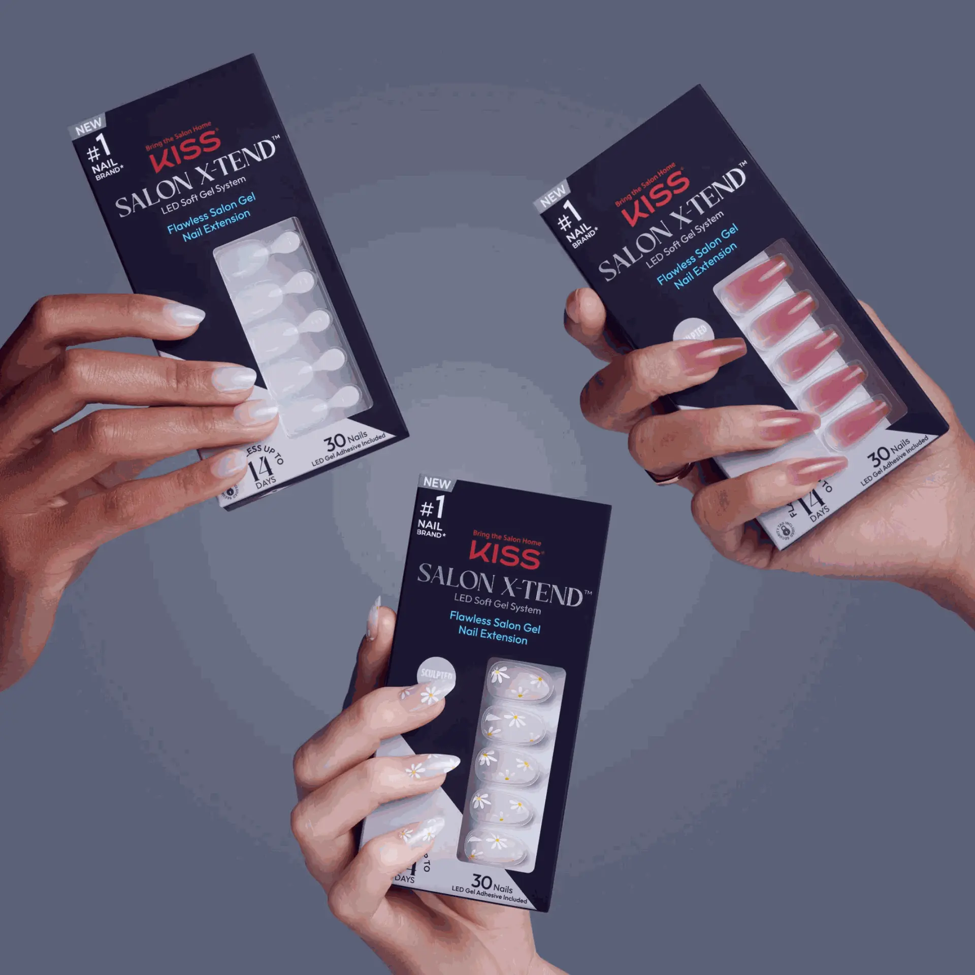 KISS SALON LED SOFT GEL NAIL KIT- KEEP IT