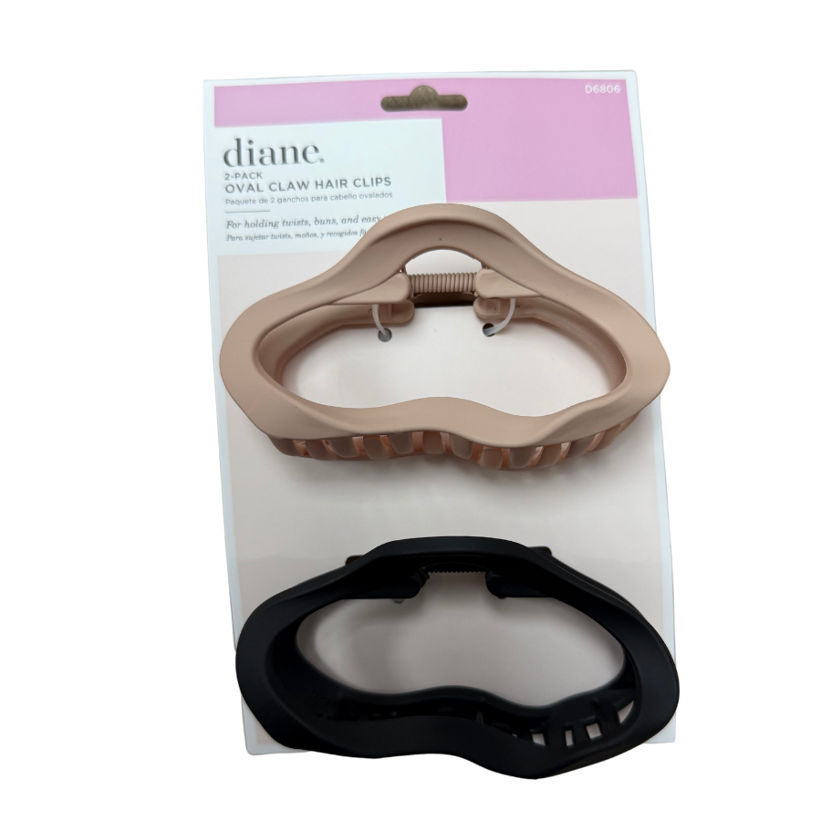 DIANE OVAL CLAW HAIR CLIPS | D6806