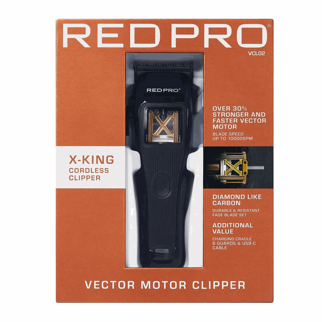 Red by Kiss X-King Cordless Clipper | VCL02