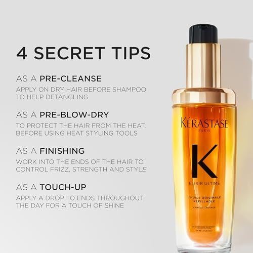 Kérastase Elixir Ultime Refillable Hydrating Hair Oil 2.53 Oz / 75 ML