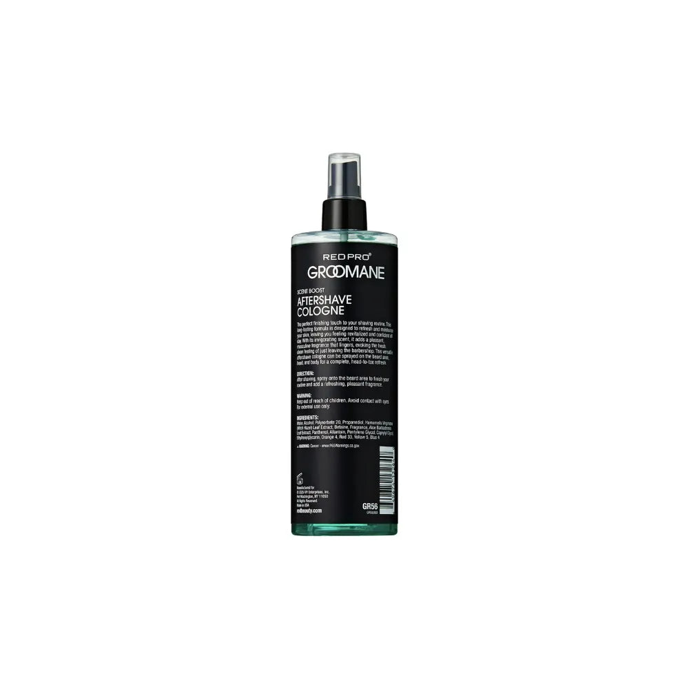 RED PRO GROOMANE COOLING AFTERSHAVE COLOGNE FOR MENT DEEP FOREST | GR50