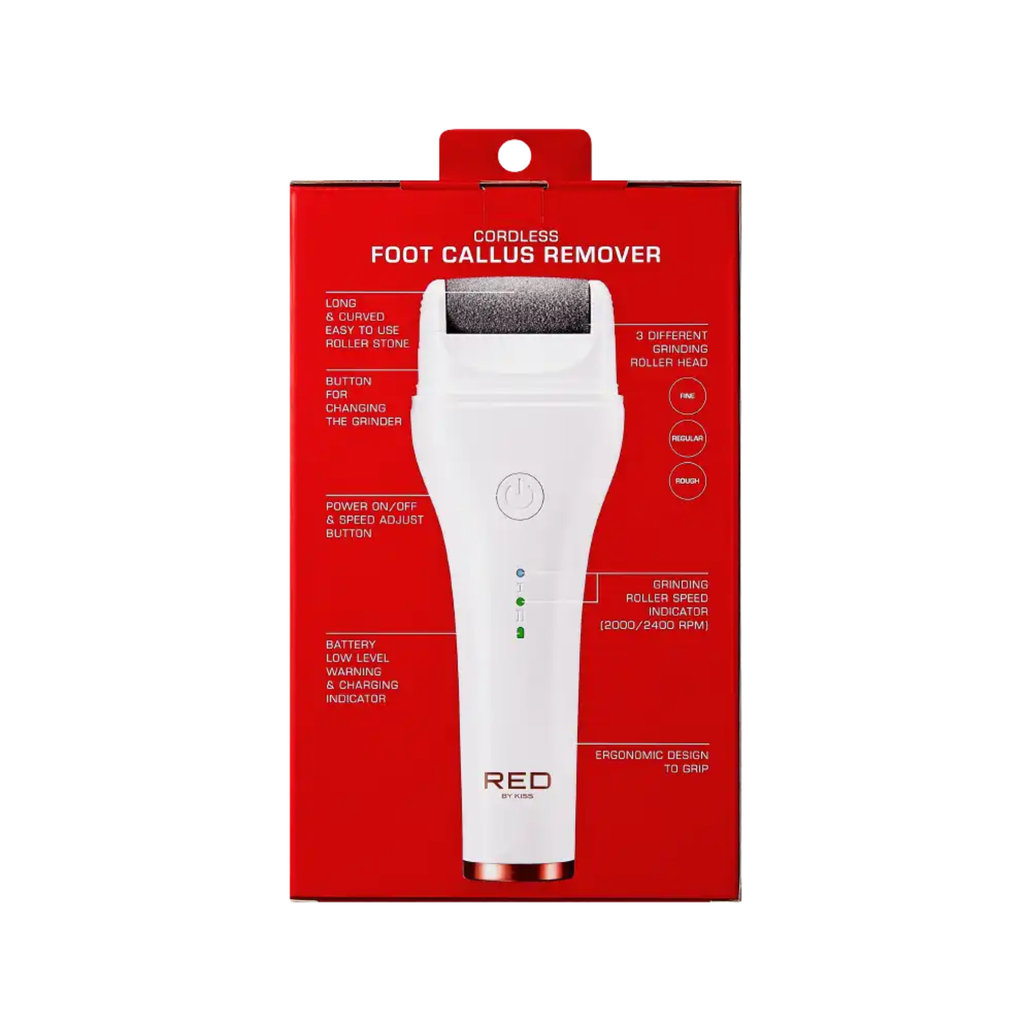 RED BY KISS CORDLESS FOOT CALLUS REMOVER | FCR01