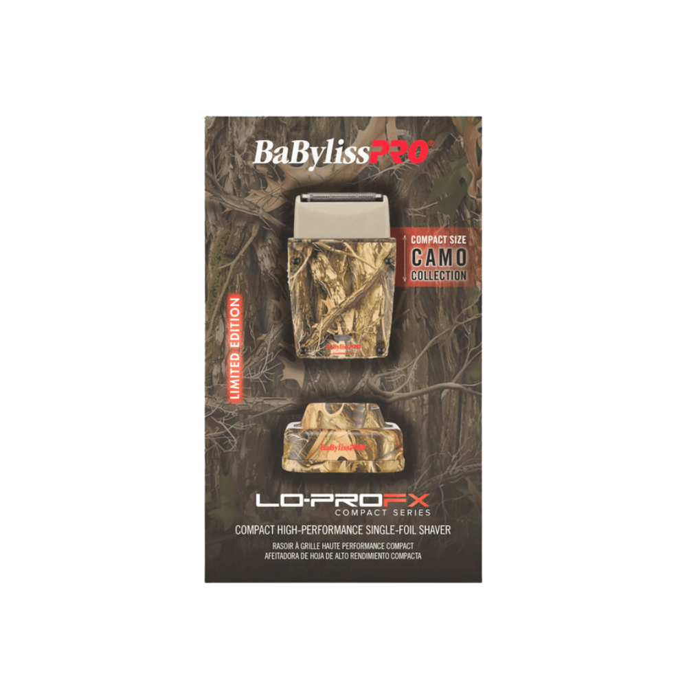 BaBylissPRO LO-PROFX Compact Single-Foil Shaver Limited Camo Edition | FXLPFS1CAM