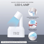 KISS SALON X-TEND LED SOFT GEL SYSTEM NAIL KIT | GLORIA | SXN02