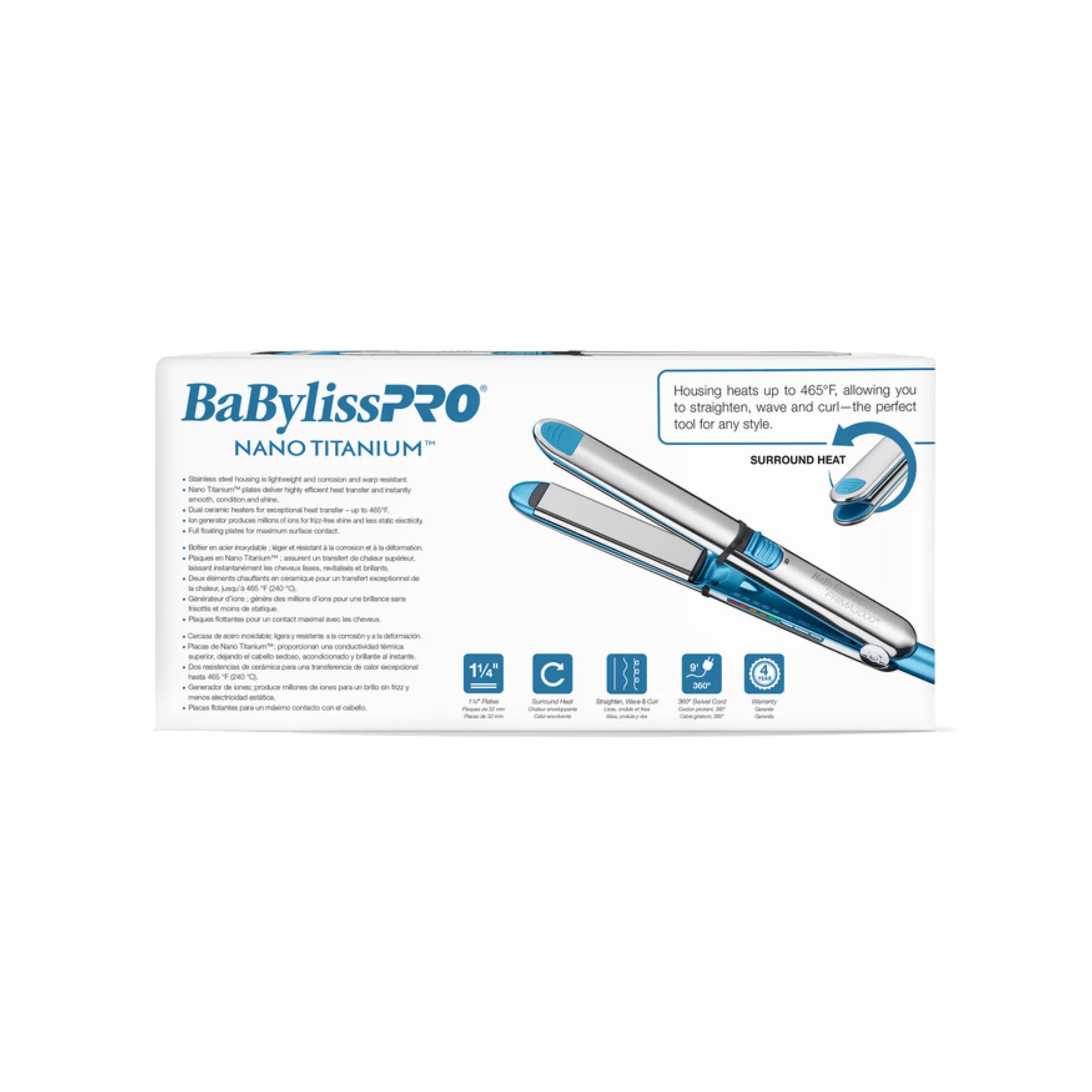 BaBylissPRO Nano Prima3000 1-1/4" | BNT3000TUC