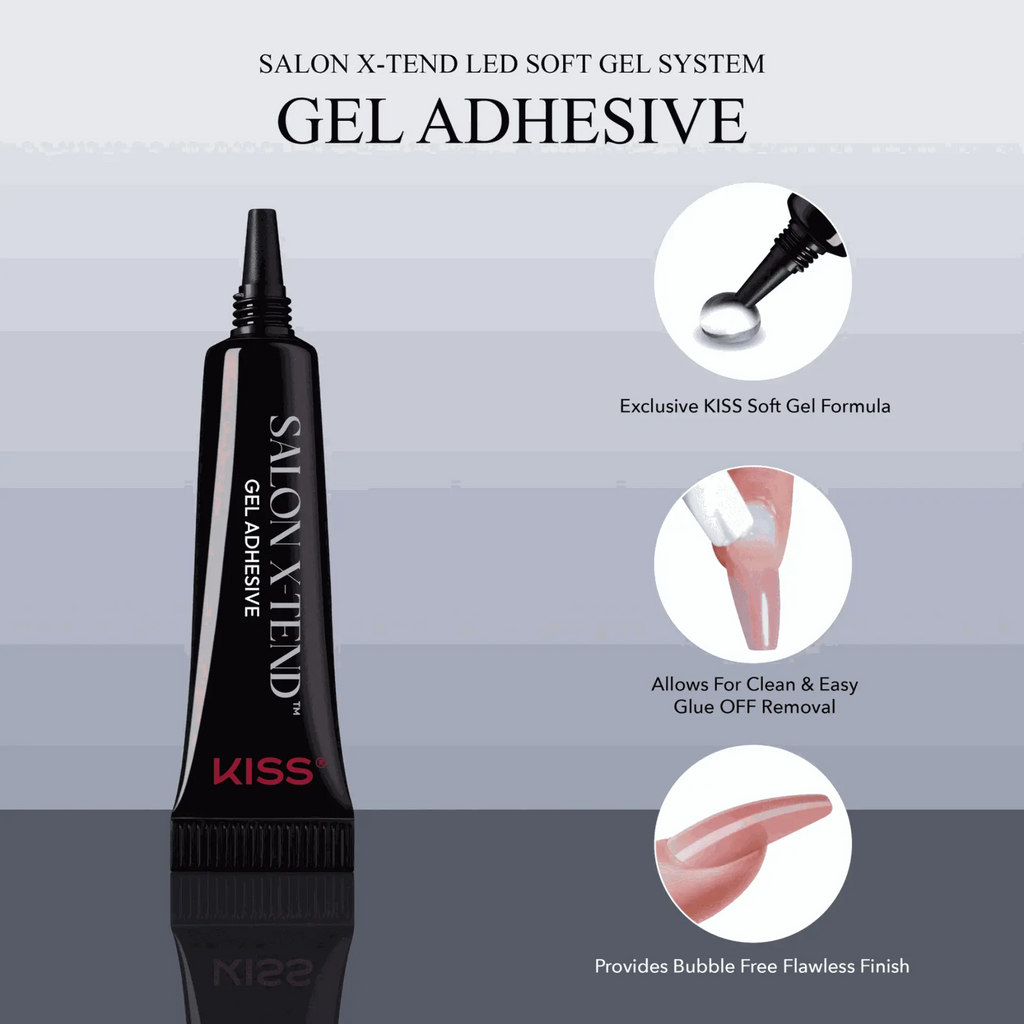 KISS SALON LED SOFT GEL NAIL KIT- KEEP IT