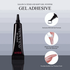 KISS SALON LED SOFT GEL NAIL KIT- KEEP IT