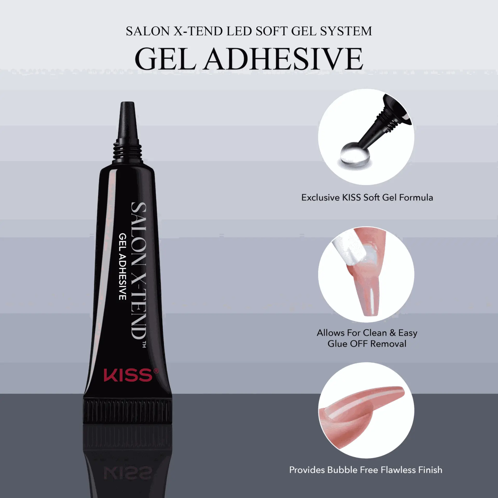 KISS SALON LED SOFT GEL NAIL KIT- KEEP IT