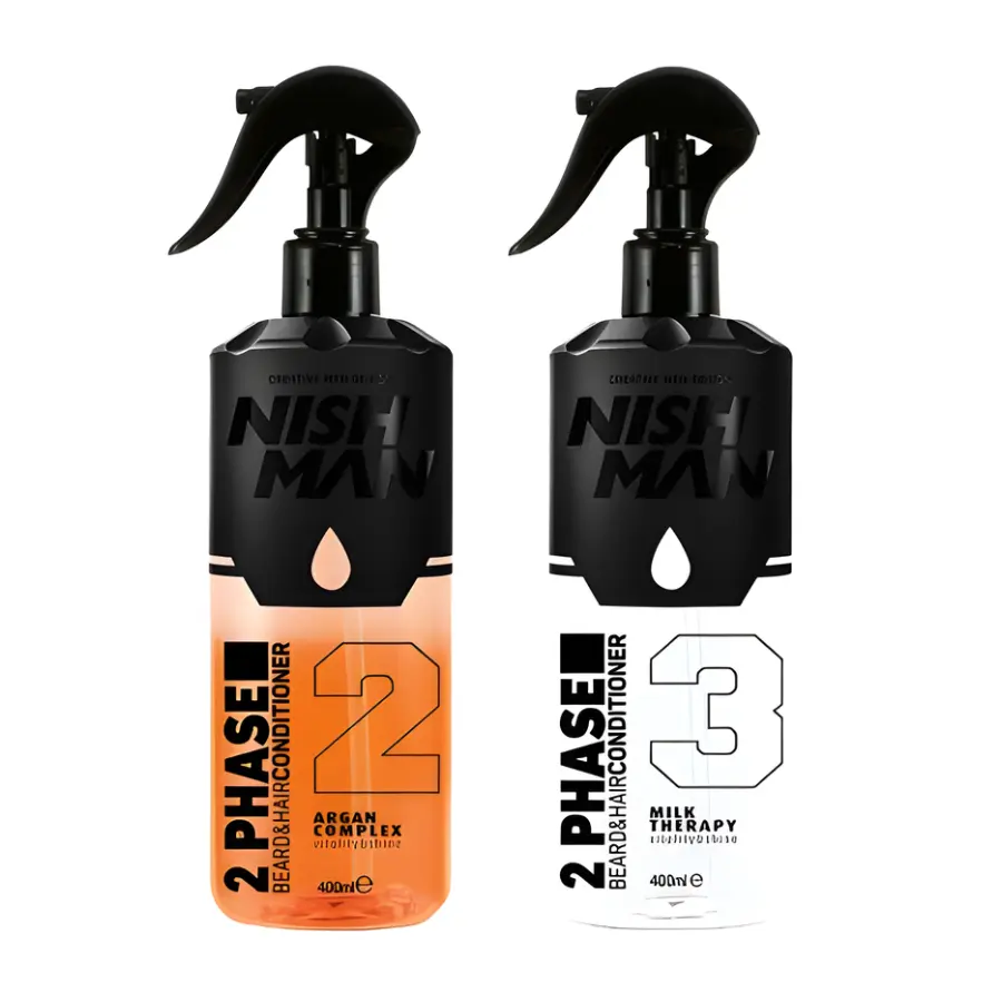 NISHMAN 2 Phase Beard & Hair Conditioner - 400ml